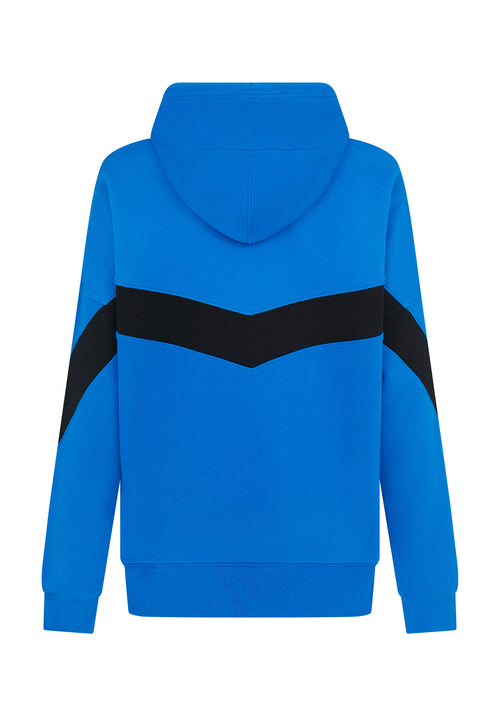 Got Your Back Hoody - Blue with Black Chevron